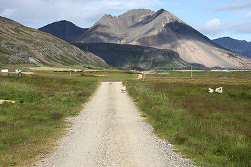 Image showing Mountains in Iceland