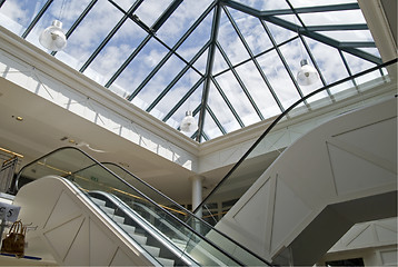 Image showing Escalators