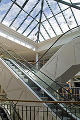 Image showing Escalators