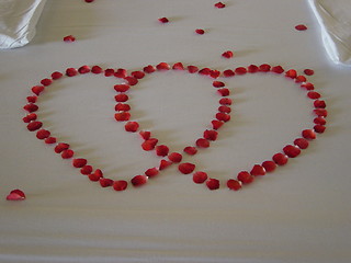 Image showing Honeymoon Bed Decor