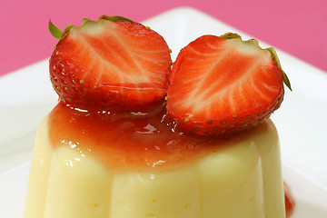 Image showing Vanilla pudding