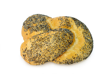 Image showing Poppy seed bread roll