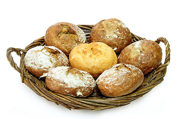 Image showing Rye bread rolls