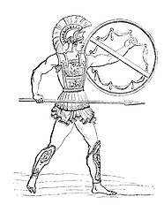 Image showing Hellenic warrior