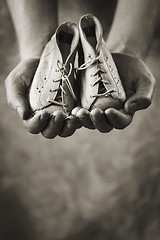 Image showing First shoes