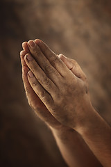 Image showing Humble prayer