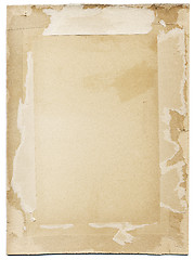 Image showing Grunge cardboard frame