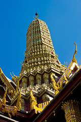 Image showing inside the royal palace area in bangkok