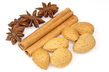 Image showing Cinnamon - anise - almonds