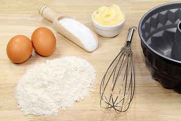 Image showing Baking ingredients