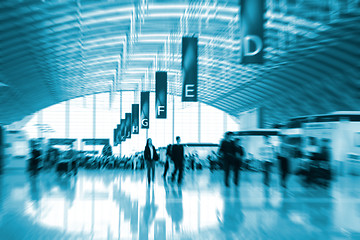 Image showing interior of the airport