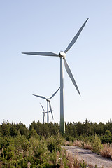 Image showing Modern Windmill