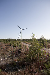 Image showing Modern Windmill