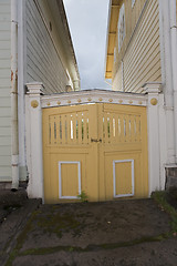 Image showing Old Wooden Gate