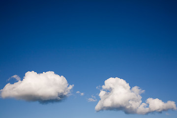 Image showing Clouds on blue sky