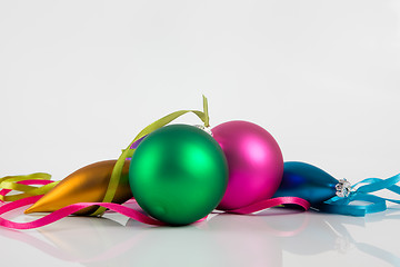 Image showing Christmas ornaments