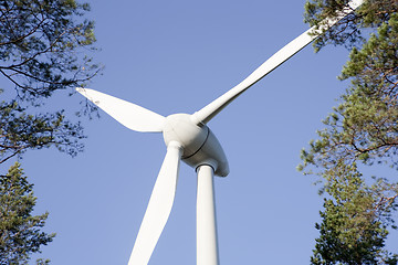 Image showing Modern Windmill