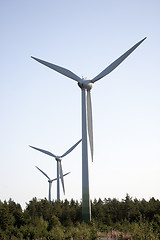 Image showing Modern Windmill