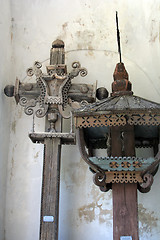 Image showing Old Crosses