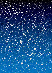 Image showing snowflake sky