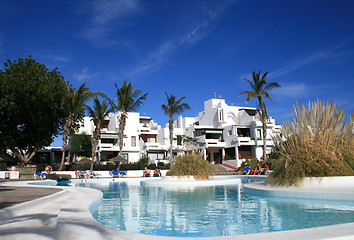 Image showing Summer appartaments and Pool in Lanzarote