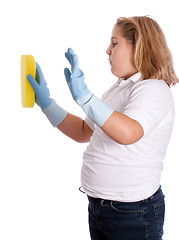 Image showing Cleaning Child