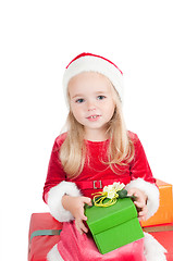 Image showing Christmas toddler