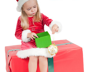 Image showing Christmas toddler