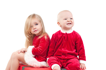 Image showing Christmas babies