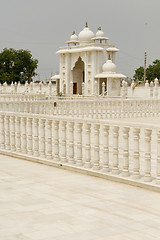 Image showing Gate to the Jaigurudeo Temple grounds, India