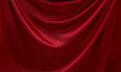 Image showing red textile background