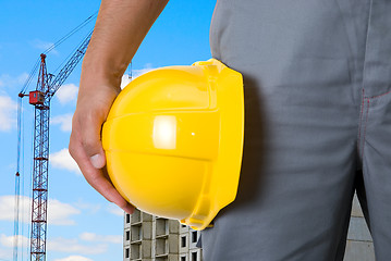 Image showing builder closeup