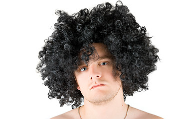 Image showing frizzy man