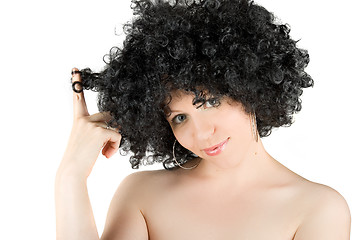 Image showing frizzy woman