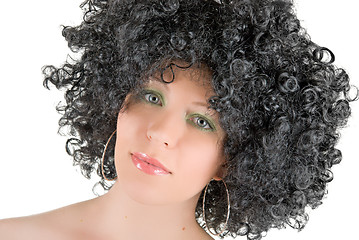 Image showing frizzy woman
