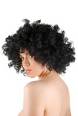 Image showing frizzy woman