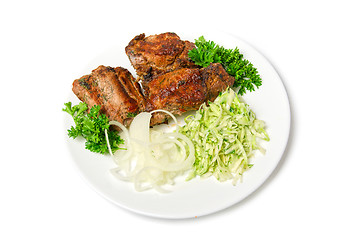 Image showing Grilled meat 