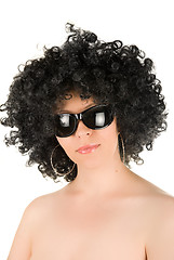Image showing woman with sunglasses