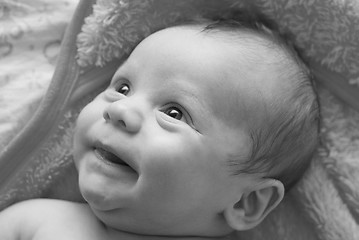 Image showing laughing baby boy 