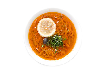 Image showing Solyanka soup