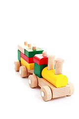 Image showing wooden train