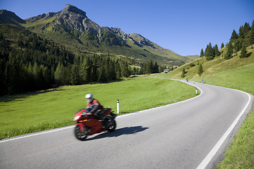 Image showing Biking in the Dolomites