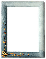 Image showing Blank picture frame isolated on white