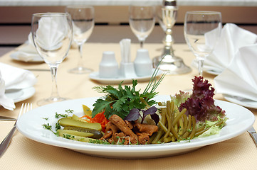 Image showing lunch salad