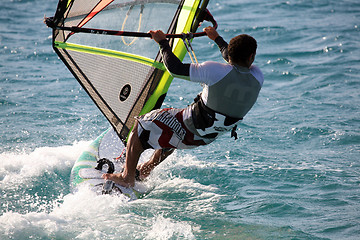 Image showing surfing. Egypt, Dahab, Sinai Peninsula.