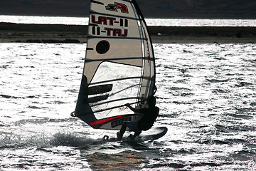 Image showing surfing. Egypt, Dahab, Sinai Peninsula.