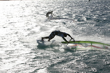 Image showing surfing. Egypt, Dahab, Sinai Peninsula.