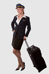 Image showing Flight attendant