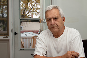 Image showing Sad Senior man