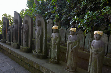 Image showing Jizo statuettes 